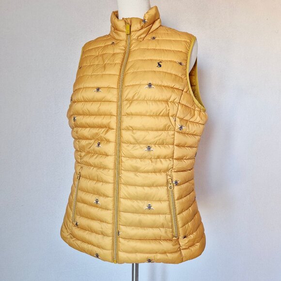 JOULES Goldbee Snug Gilet Puffer Vest Water Resistant Packable Pocket - Picture 2 of 13